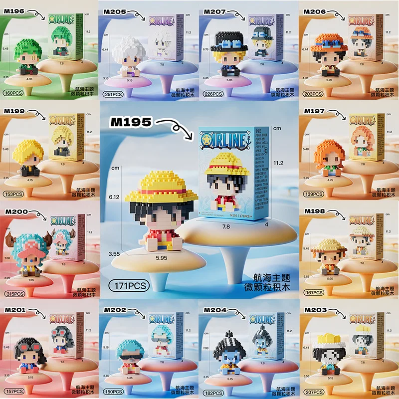 ONE PIECE 3D Anime Model Zonne - Building Block Mini recensie en prijs