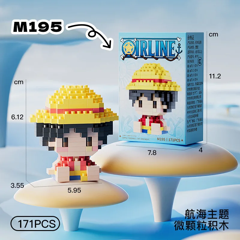 ONE PIECE 3D Anime Model Zonne - Building Block Mini recensie en prijs