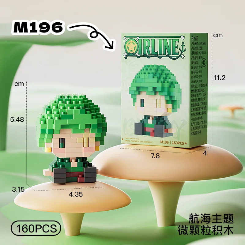 ONE PIECE 3D Anime Model Zonne - Building Block Mini recensie en prijs